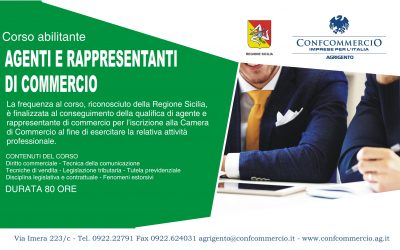 Corso abilitante per agente e rappresentante di commercio: aperte le iscrizioni