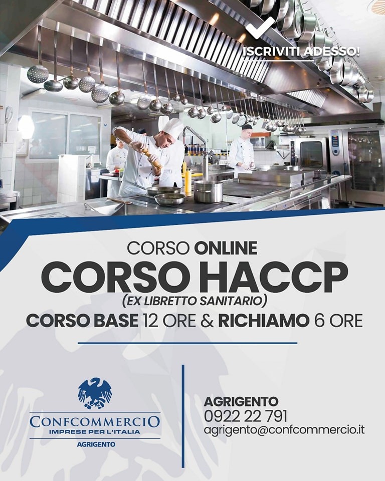 CORSO HACCP ONLINE