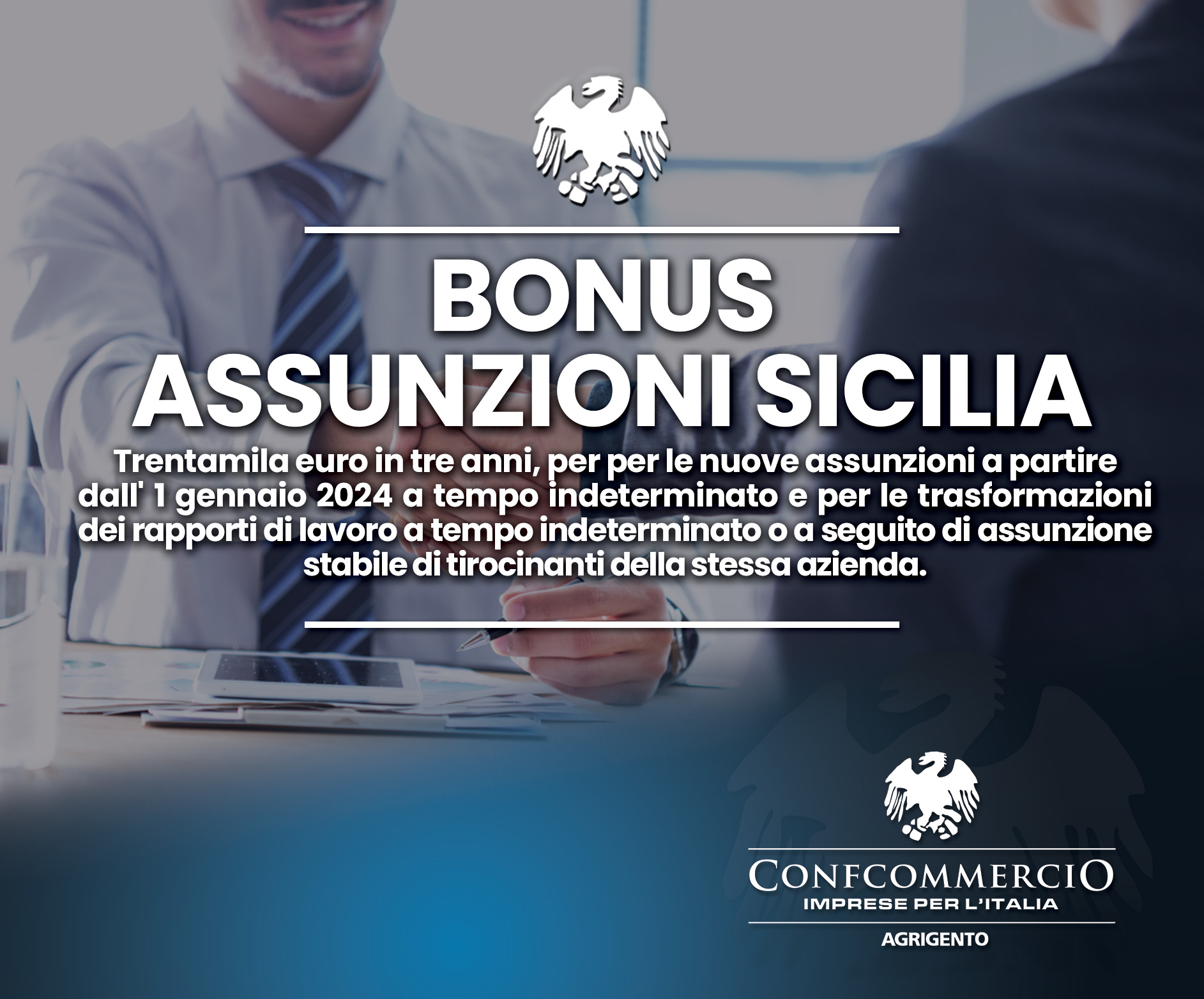 BONUS ASSUNZIONI SICILIA